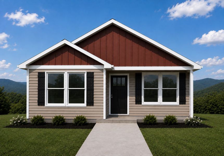 Representative exterior photo of a completed home built from the Lexington by Enchanted Homes in Arcadia Village, Spartanburg, SC (Image 16). Representative exterior photo of a completed home built from the Lexington by Enchanted Homes in Arcadia Village, Spartanburg, SC (Image 16).