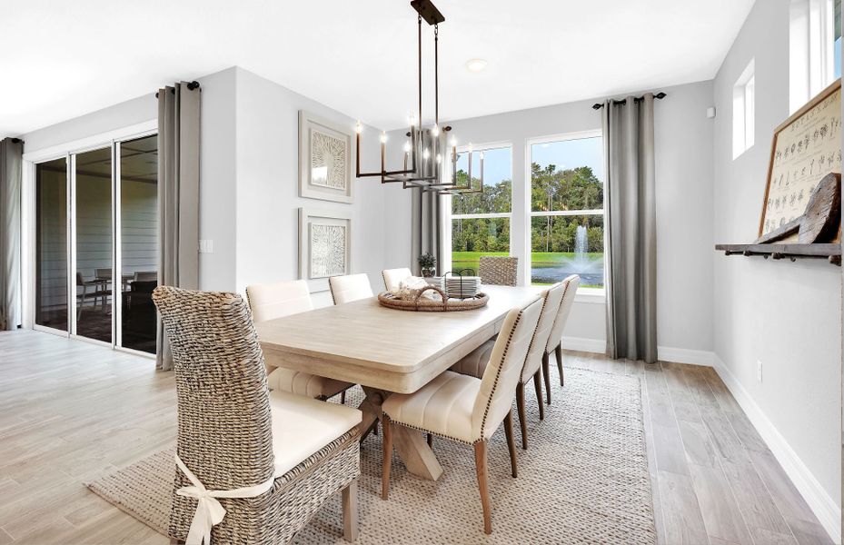 Representative furnished interior of a home built from the Stellar Grande by Del Webb in Del Webb Naples, Ave Maria (Image 9).