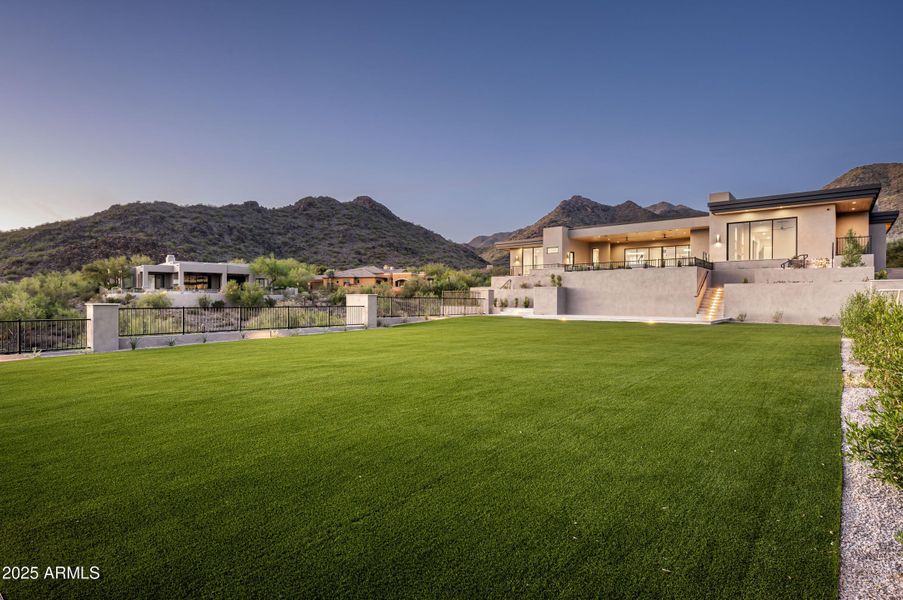 Backyard Turf Area