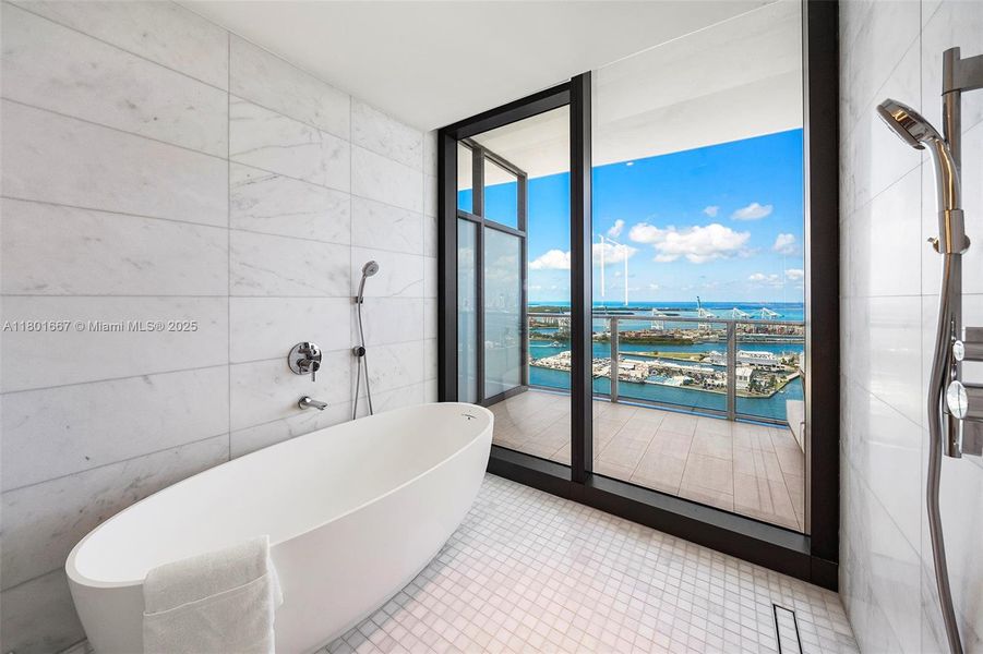 Furnished interior view inside a new home in , Miami Beach (Image 8). Furnished interior view inside a new home in , Miami Beach (Image 8).