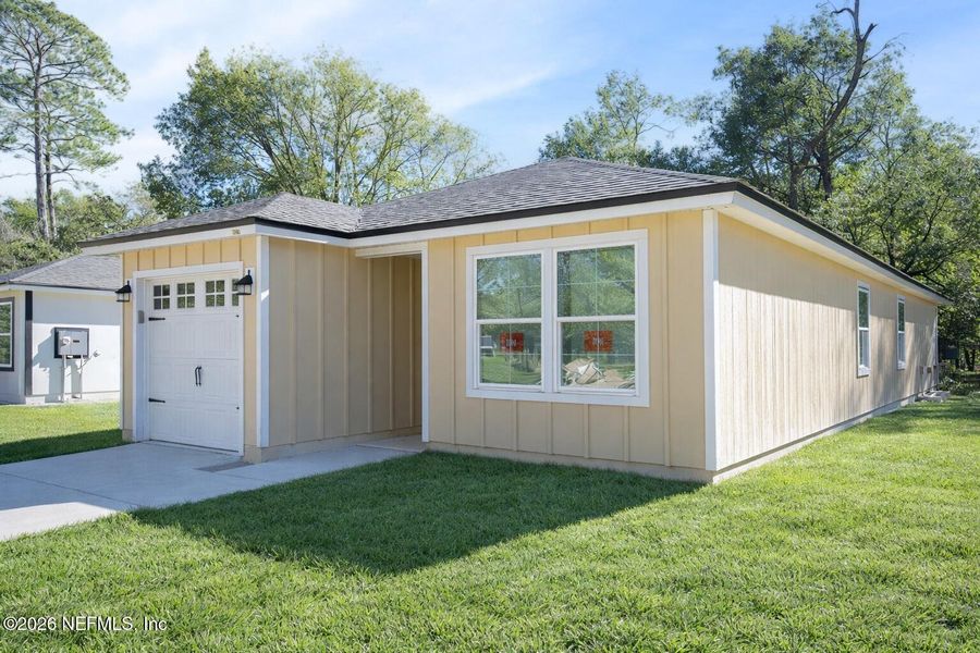 Exterior details and patio area of a home in , Jacksonville (Image 3). Exterior details and patio area of a home in , Jacksonville (Image 3).