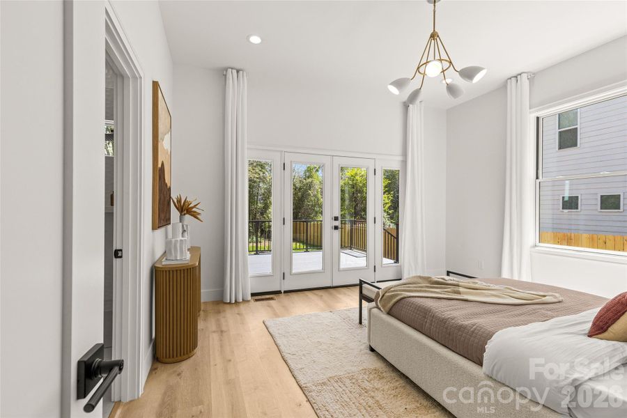 Furnished interior view inside a new home in , Charlotte (Image 11).