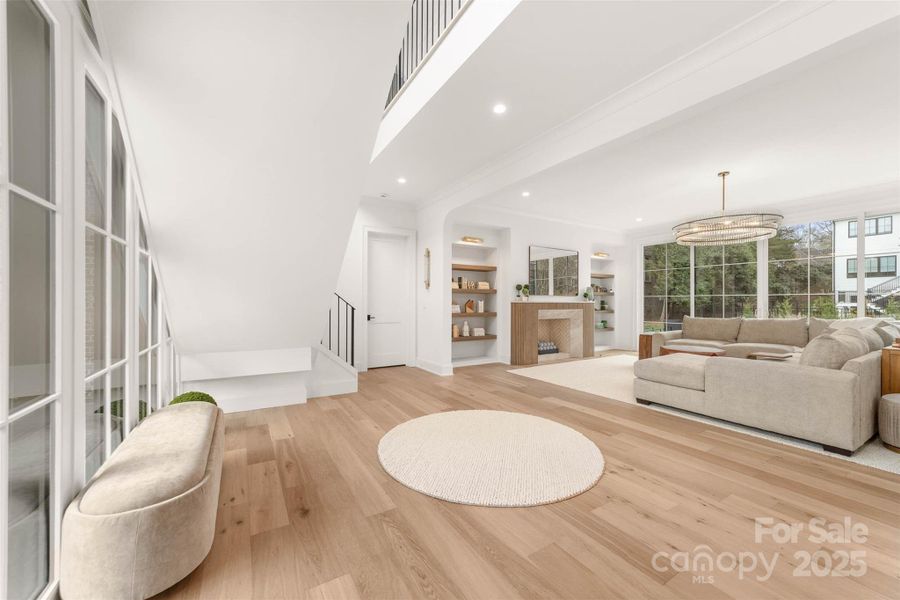 Furnished interior view inside a new home in , Charlotte (Image 5). Furnished interior view inside a new home in , Charlotte (Image 5).