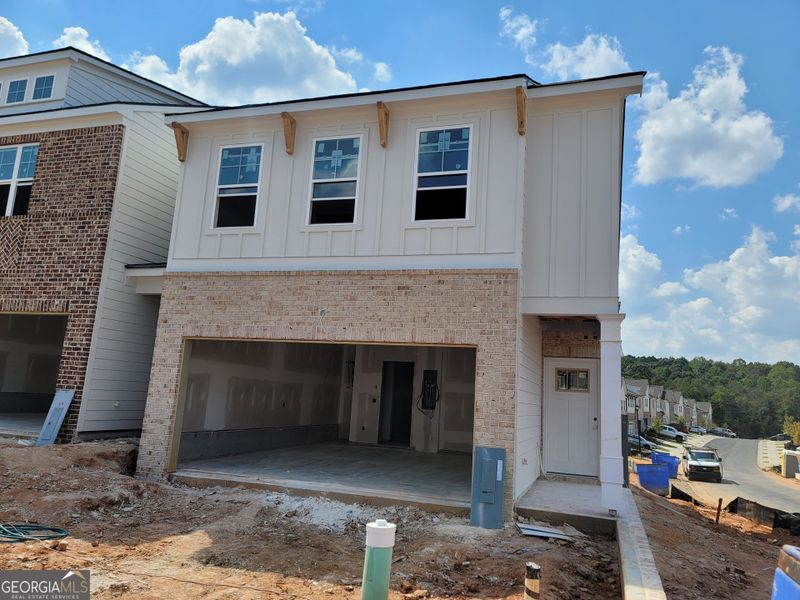 In-progress construction of a new home in The Towns at Auburn Station West, Auburn, GA (Image 27).