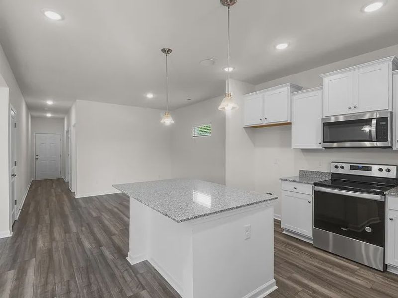 Furnished interior view inside a new home in Providence Station at Trolley Run, Aiken (Image 4).
