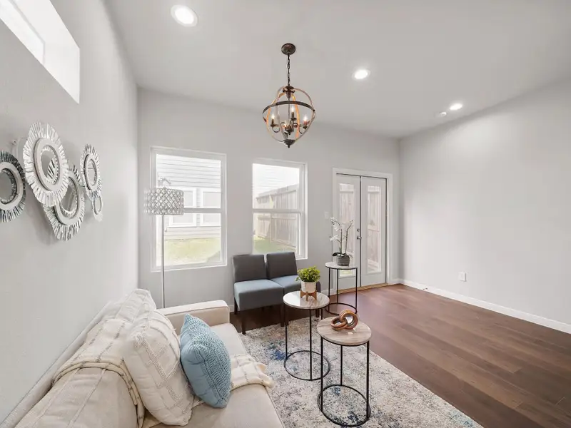 Furnished interior view inside a new home in , Spring (Image 7).