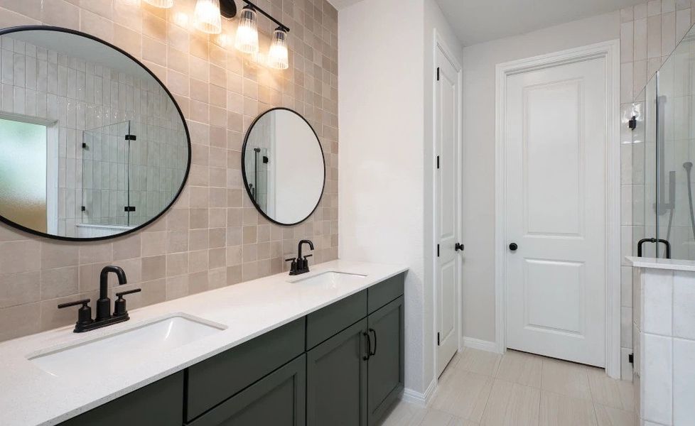 Representative furnished interior of a home built from the Winchester by Ashton Woods in The Trails at Carmel, Pflugerville (Image 11).