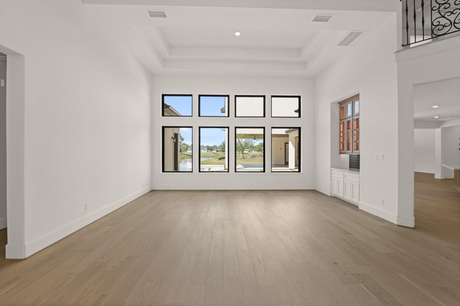 Spacious, unfurnished interior of a new home in The Park and The Reserve, Fulshear (Image 30).