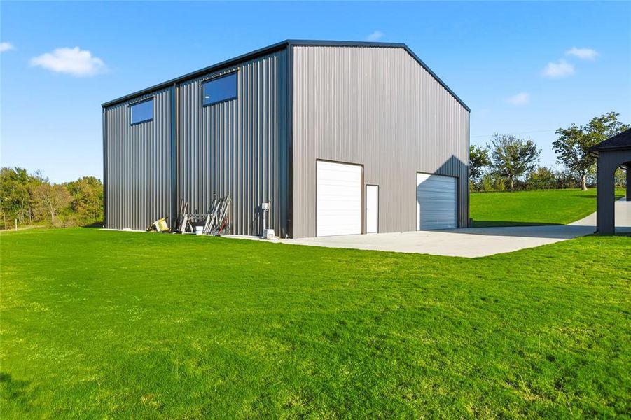 2 story work shop and garage with electric, freight elevator, toilet and shower 2 story work shop and garage with electric, freight elevator, toilet and shower