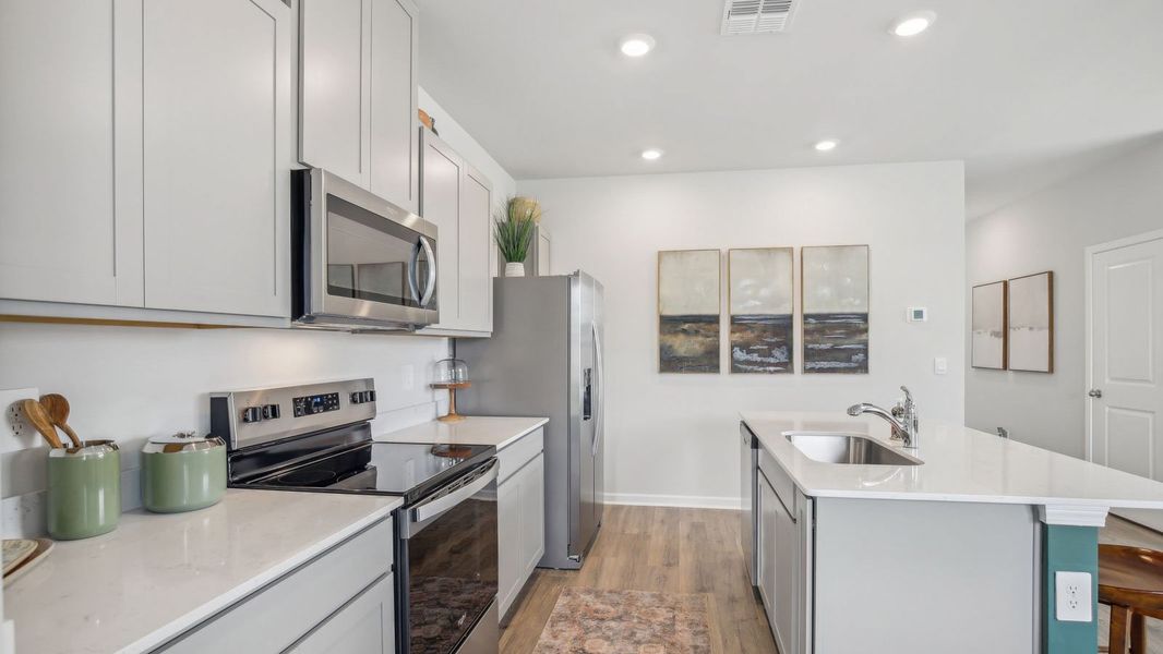 Furnished interior view inside a new home in River Landing Townhomes, Murfreesboro (Image 11).