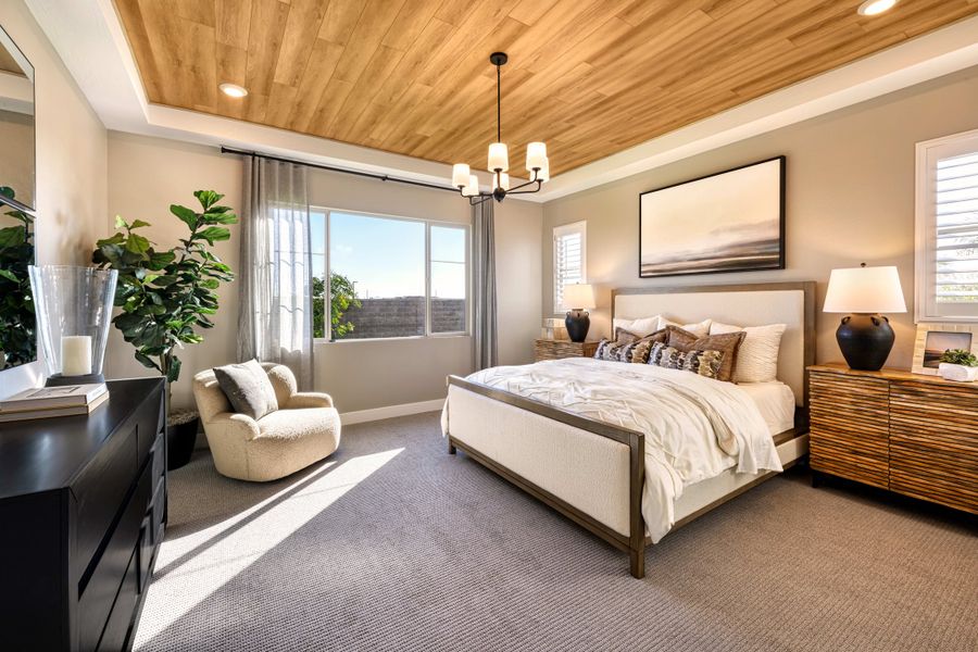 Representative furnished interior of a home built from the Elden Plan 4505 by Tri Pointe Homes in Waterston Central, Gilbert (Image 10).