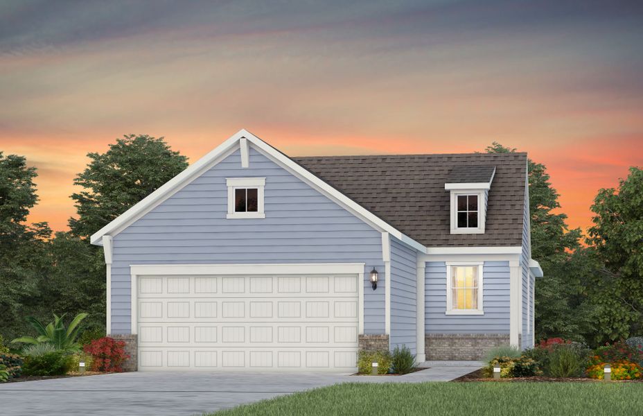 Representative exterior photo of a completed home built from the Alpine by Del Webb in Del Webb Ocean Isle Beach, Shallotte, NC (Image 24).