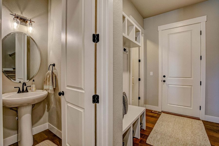 Powder Bath - Not Actual Home - Finishes May Vary