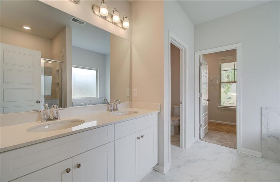 Furnished interior view inside a new home in Grandview at Millers Mill, Stockbridge (Image 11).