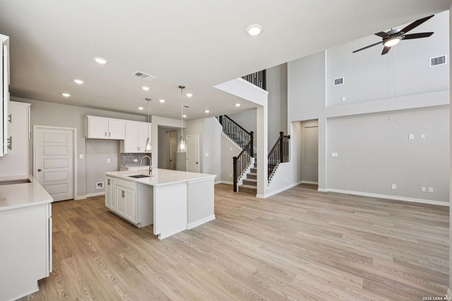 Furnished interior view inside a new home in Fox Falls, Boerne (Image 11).