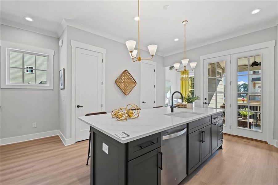 Furnished interior view inside a new home in , Kennesaw (Image 15).