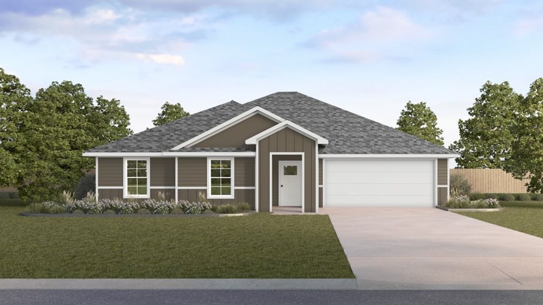 Front exterior of a home in the The Hills of Sherman community, located in Sherman, TX (Image 15).