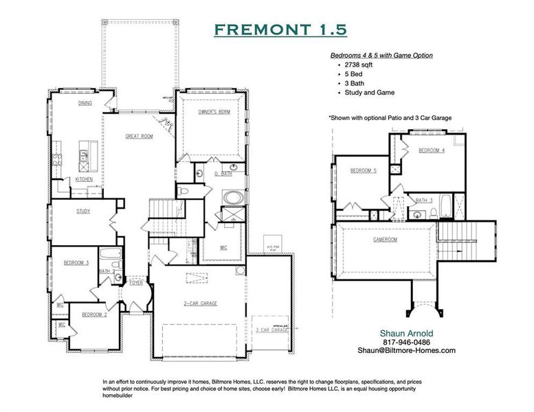 2D floor plan layout of this home in , Springtown, TX (Image 4).