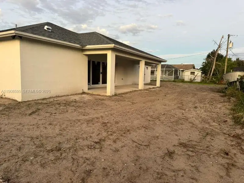 BACK OF STRUCTURE