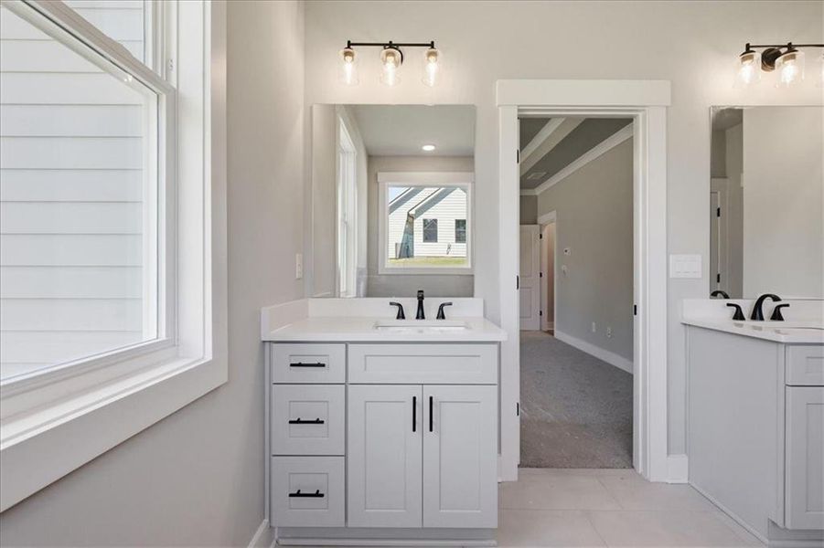 Furnished interior view inside a new home in , Statham (Image 14).