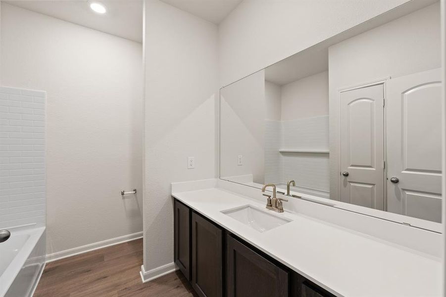 Furnished interior view inside a new home in Cresson Estates, Cresson (Image 3).