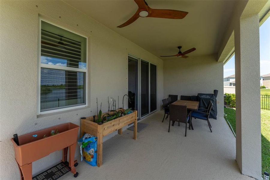 Exterior details and patio area of a home in Evergreen, Bradenton (Image 31). Exterior details and patio area of a home in Evergreen, Bradenton (Image 31).