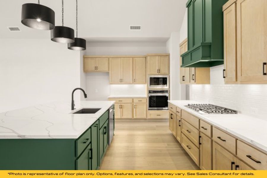 Representative furnished interior of a home built from the Taos by Stonefield Homes in Heath Golf and Yacht Club, Rockwall (Image 38).