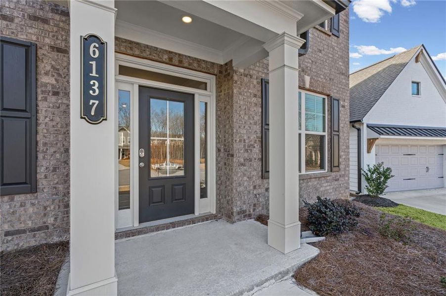 Exterior details and patio area of a home in Overlook at Marina Bay, Gainesville (Image 27).