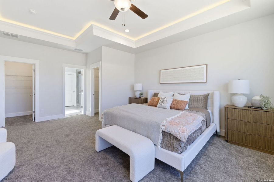 Furnished interior view inside a new home in Lonesome Dove, San Antonio (Image 30).