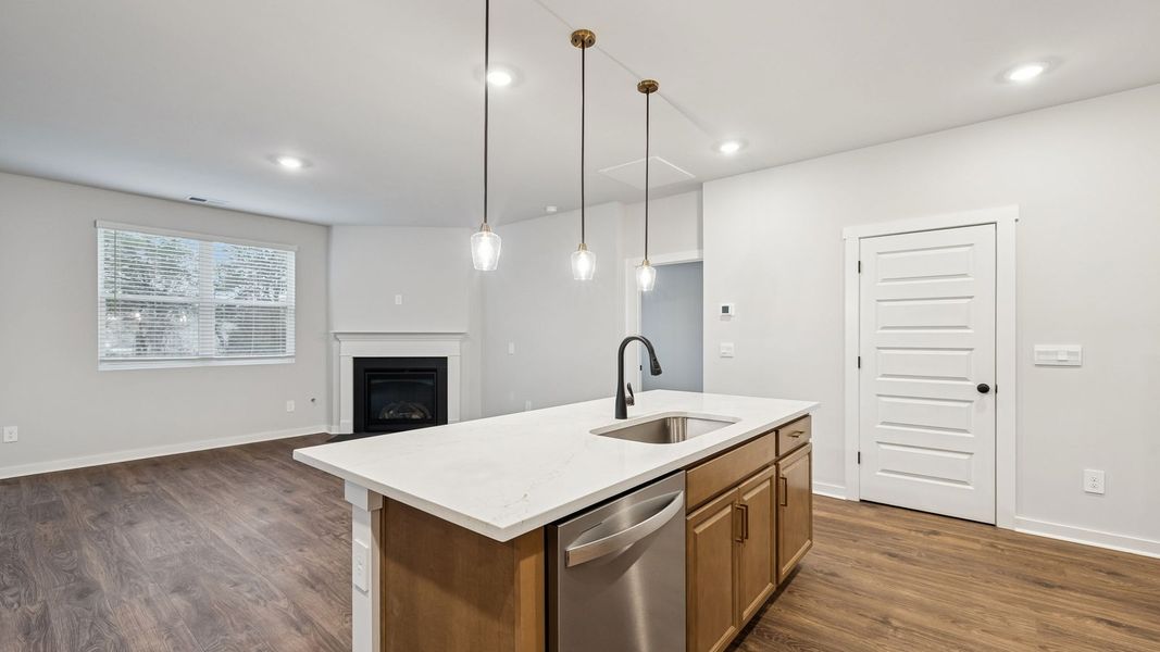 Furnished interior view inside a new home in Reserve at Hickory Ridge, Columbia (Image 11).
