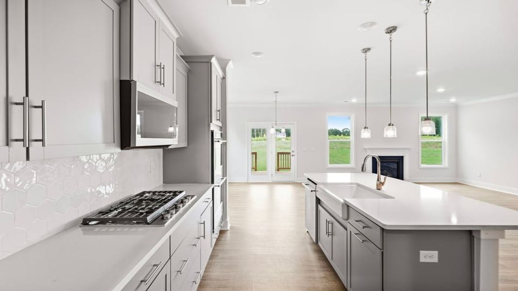 Furnished interior view inside a new home in Adams Glen, Greenville (Image 9).