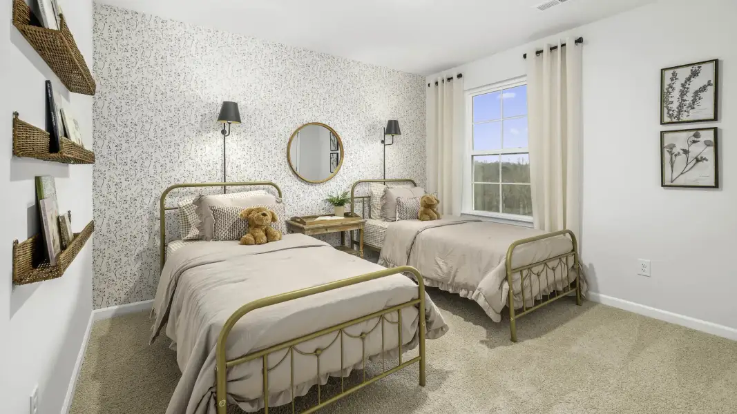 Furnished interior view inside a new home in Quail Haven, Winston-Salem (Image 9).