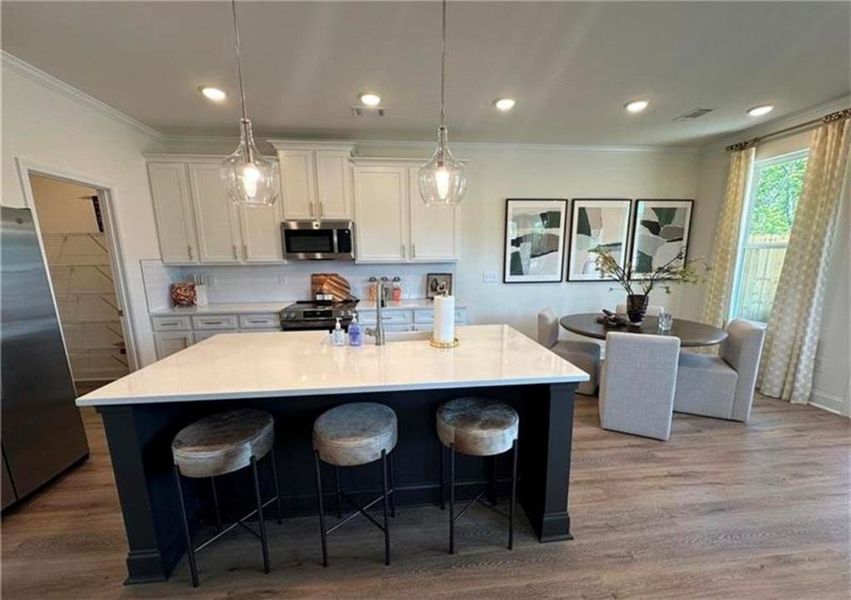 Furnished interior view inside a new home in Mulberry Summit, Flowery Branch (Image 4).