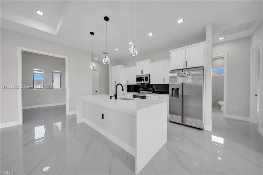 Furnished interior view inside a new home in , Lehigh Acres (Image 7). Furnished interior view inside a new home in , Lehigh Acres (Image 7).