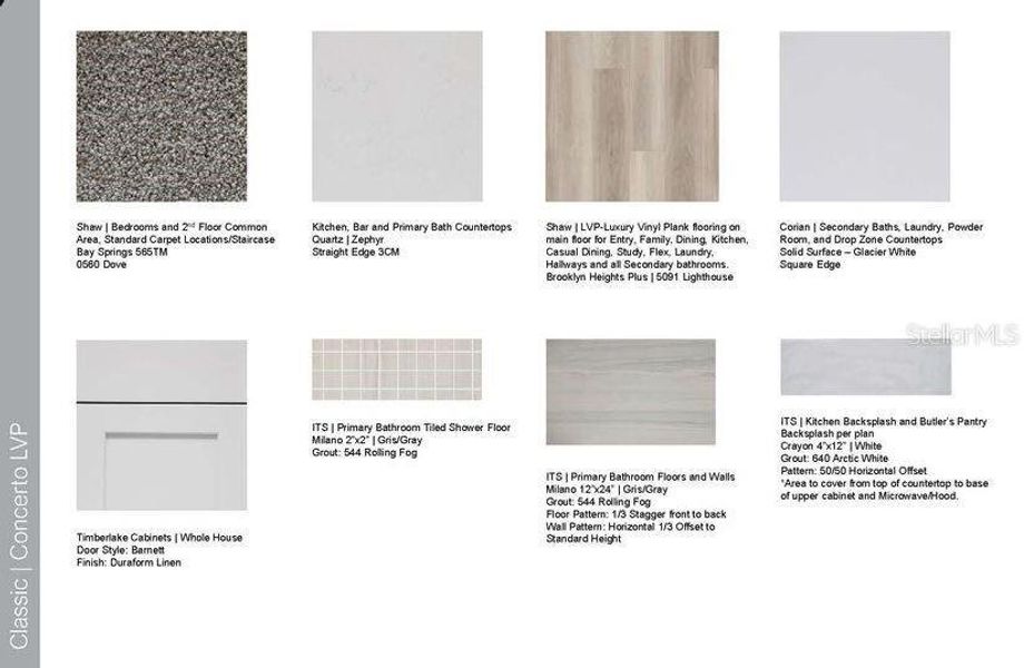 Design selection ~ Home is under construction, selections are subject to change