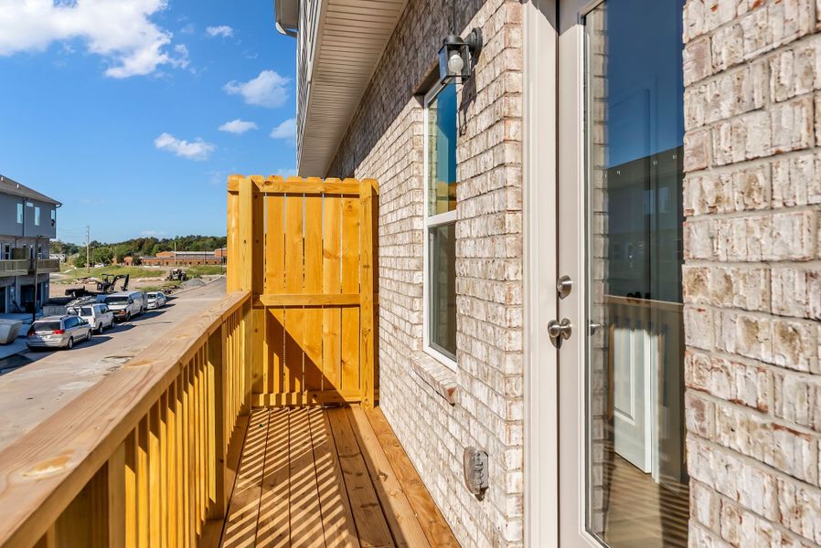 Exterior details and patio area of a home in Sweetbriar Place, Lebanon (Image 19). Exterior details and patio area of a home in Sweetbriar Place, Lebanon (Image 19).