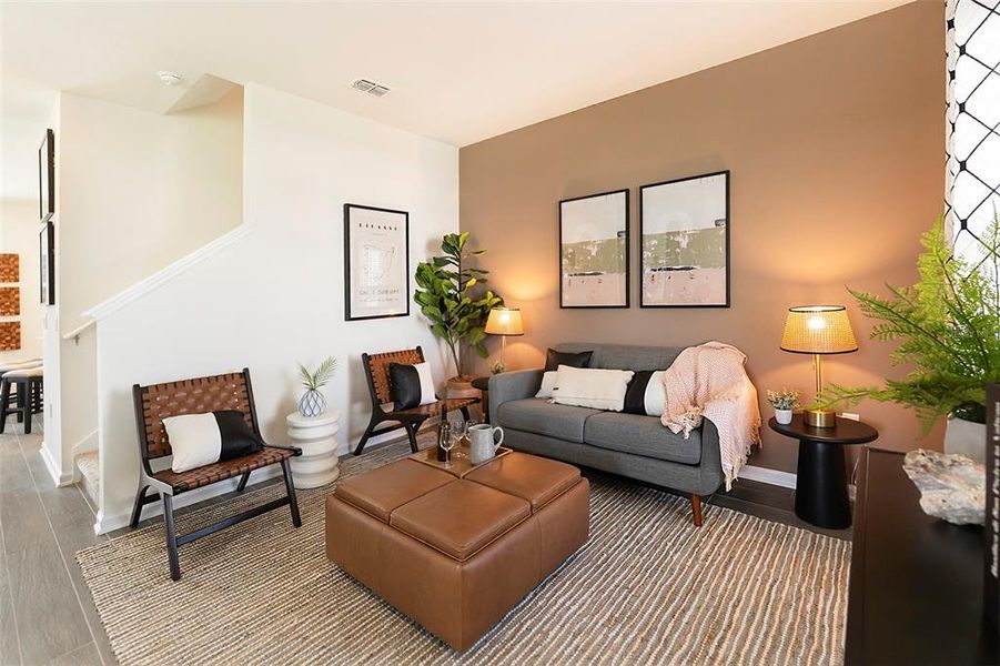 Furnished interior view inside a new home in , Clermont (Image 6).