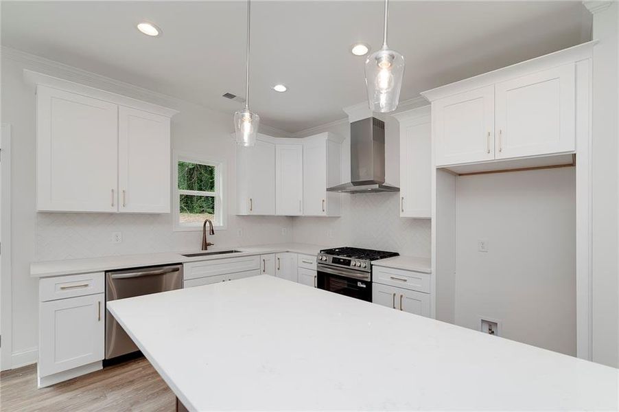 Furnished interior view inside a new home in , Canton (Image 5).