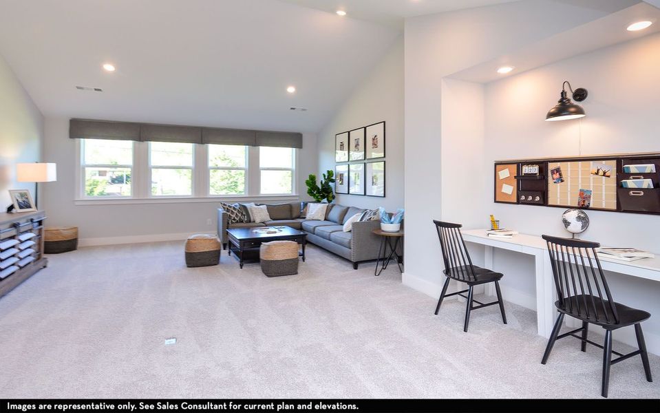 Furnished interior view inside a new home in Dorris Farm, White House (Image 17).