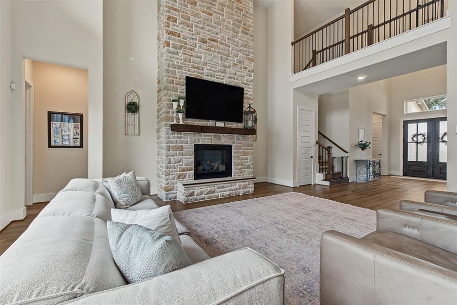 Furnished interior view inside a new home in The Highlands, Porter (Image 8).