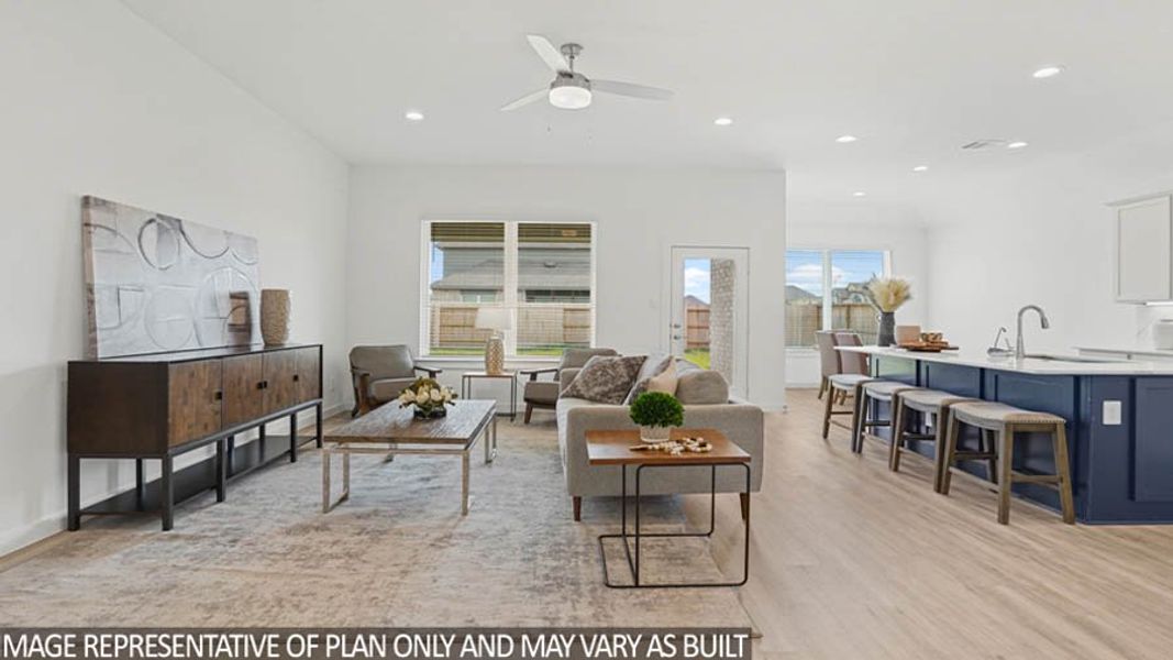 Furnished interior view inside a new home in Hills of Westlake, Conroe (Image 6). Furnished interior view inside a new home in Hills of Westlake, Conroe (Image 6).