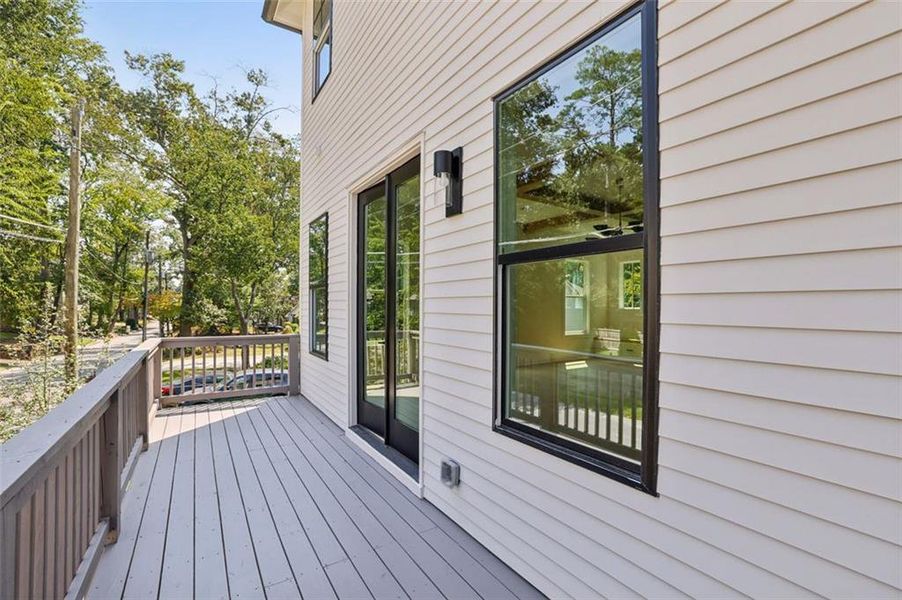 Front exterior of a new home in , Brookhaven, GA, highlighting curb appeal (Image 21).
