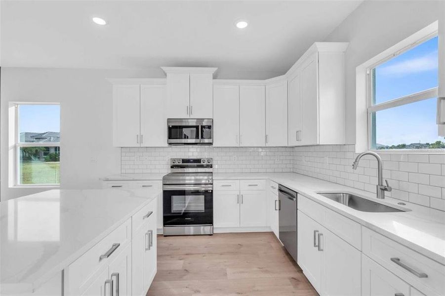 Furnished interior view inside a new home in , Punta Gorda (Image 11).