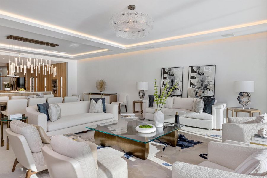 Furnished interior view inside a new home in , Boca Raton (Image 18).