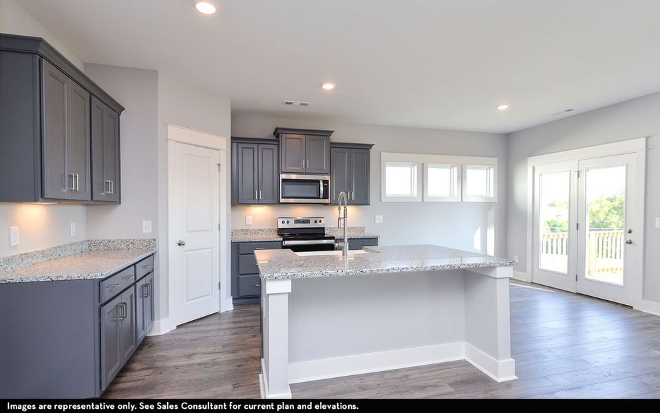 Furnished interior view inside a new home in McCain's Station, Gallatin (Image 6).