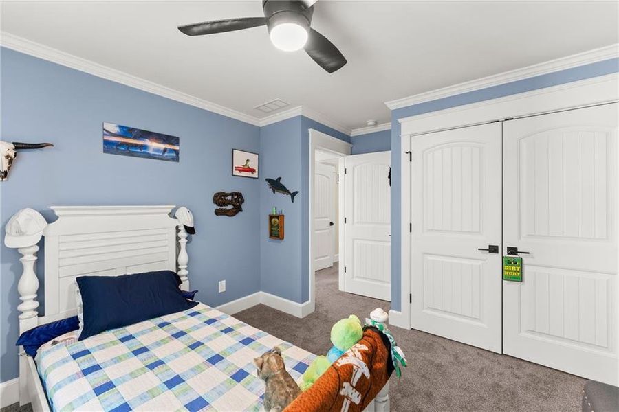 Furnished interior view inside a new home in , Royston (Image 34).