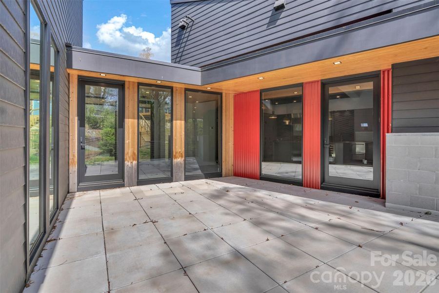Exterior details and patio area of a home in , Clover (Image 30).