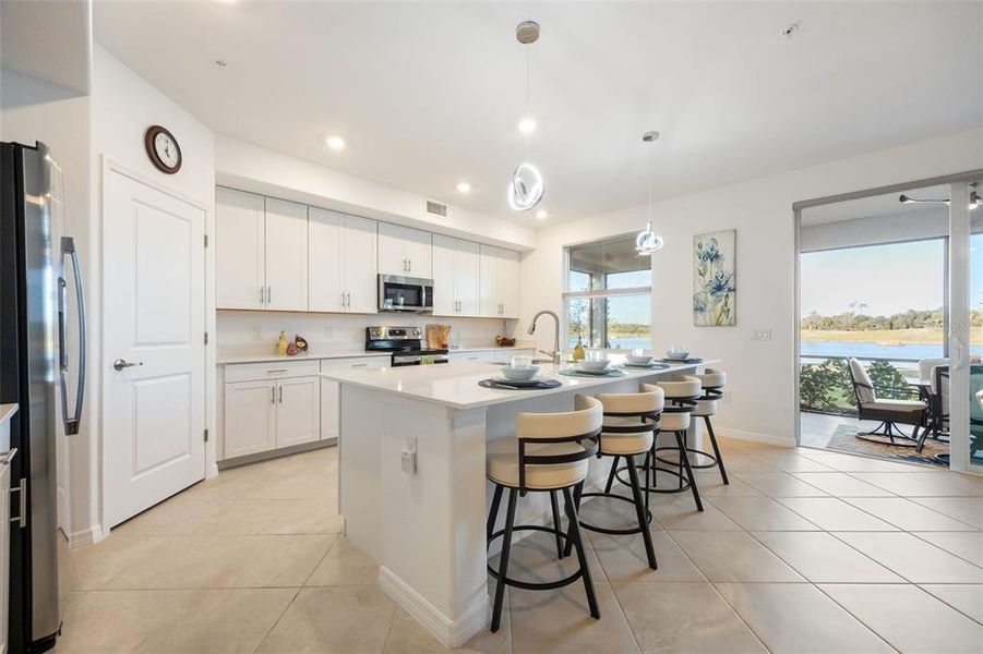 Furnished interior view inside a new home in , Punta Gorda (Image 27).