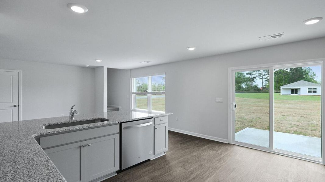 Furnished interior view inside a new home in Pineview North, Summerville (Image 4).