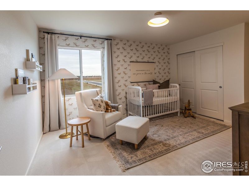 Third Bedroom Upstairs - PHOTO FROM PREVIOUSLY BUILT HOME